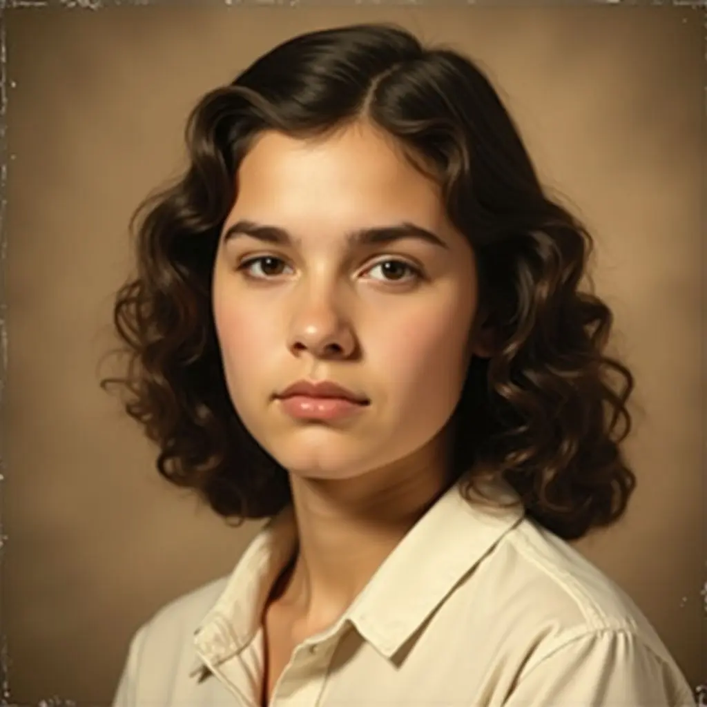 AI Generated Yearbook Headshot 2